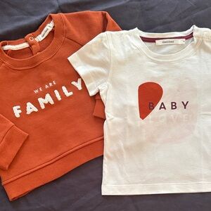 Set sweat-shirt + t-shirt / emoi emoi (French brand) / 2y